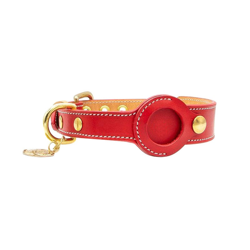 Kuschelpfoten™ Tracdog Leder Halsband